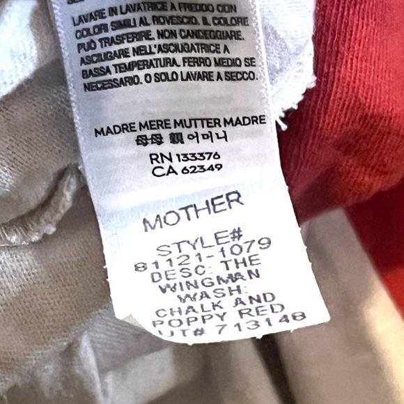 Mother Tee The‎ Wingman Graphic Cropped T-shirt Sz XS - Picture 9 of 9